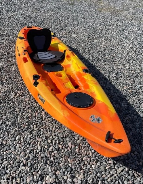 Parts and Accessories  Fury Single Kayak (Orange) Photo